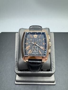 Versace Character Chrono Black Dial Watch LS(346644)